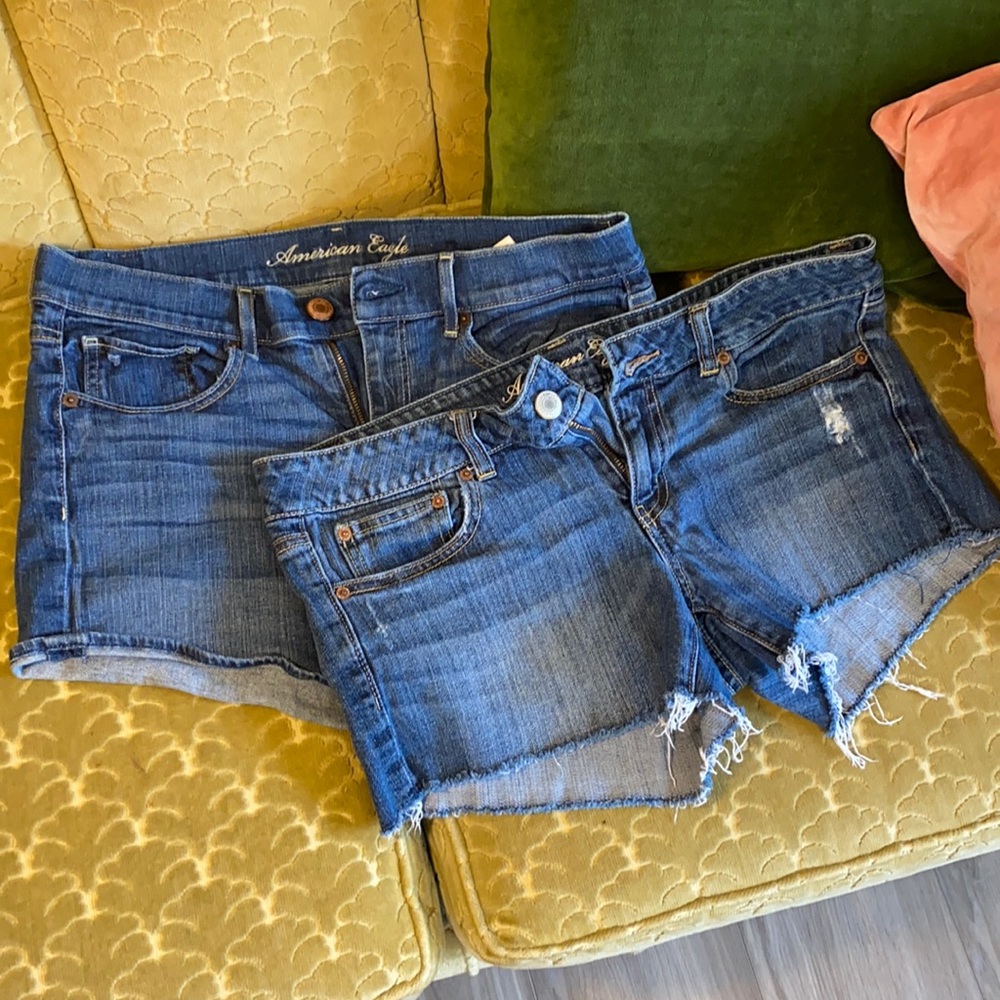 AE stretch shorts- 2 pack bundle!